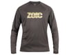 Image 1 for ZOIC Ether Long Sleeve Graphic Jersey (Dark Grey Heather/Green) (2XL)